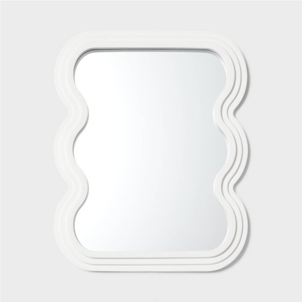PILLOWFORT NWT wave kids mirror -white -20x16